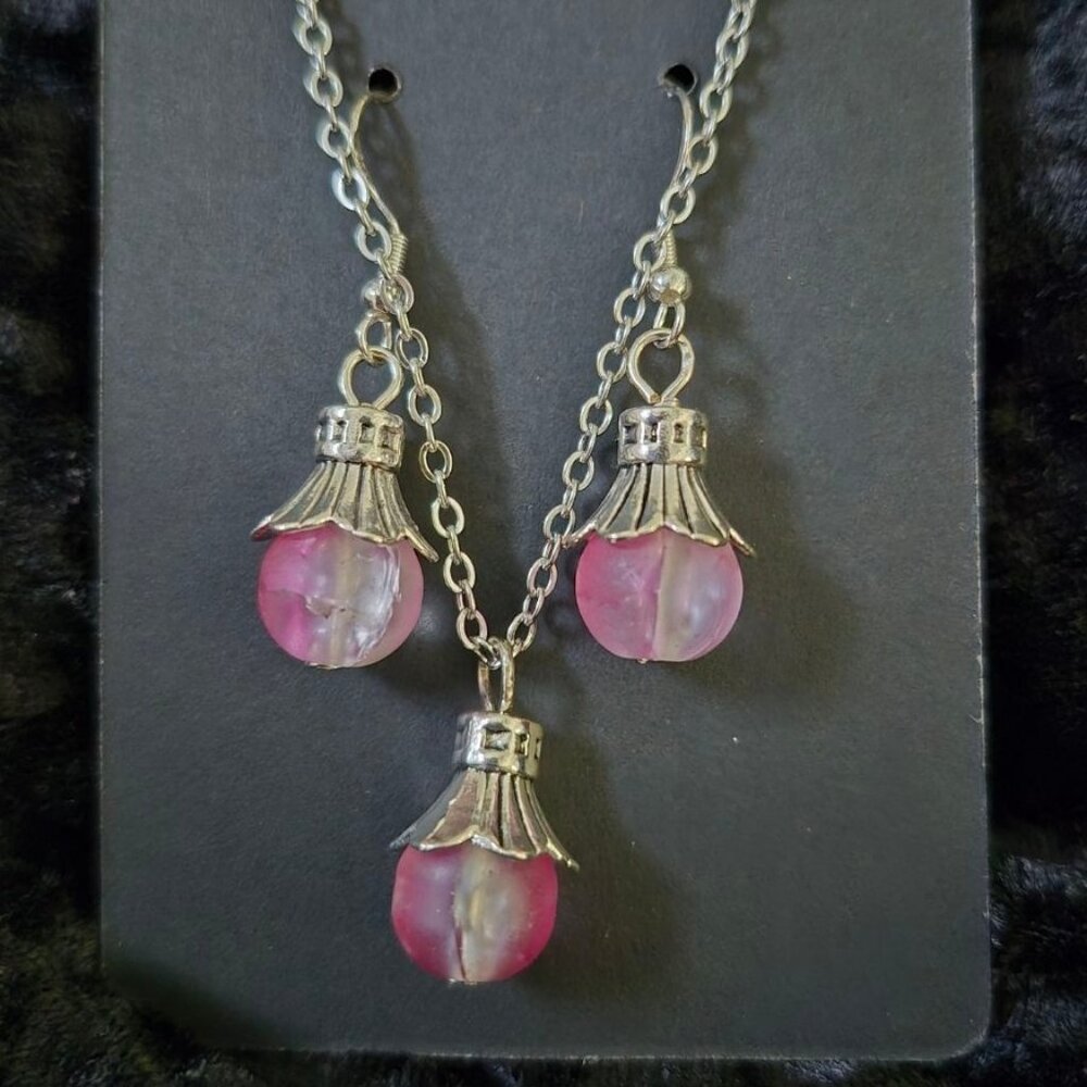 Handmade Necklace and Earring Set